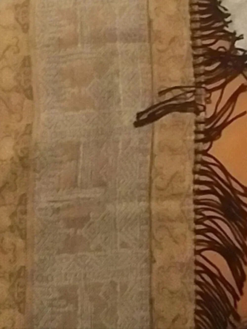 2 Fringe Scarves
